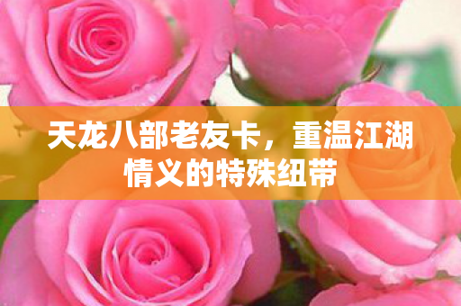 重温江湖情义的特殊纽带图片