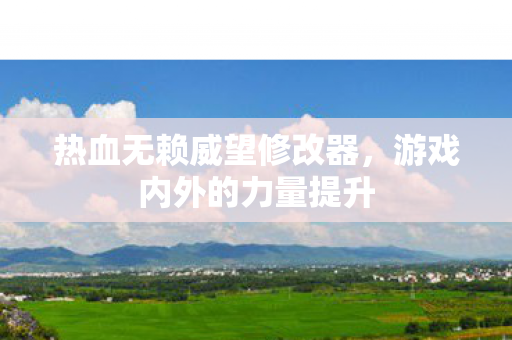 热血无赖威望修改器图片