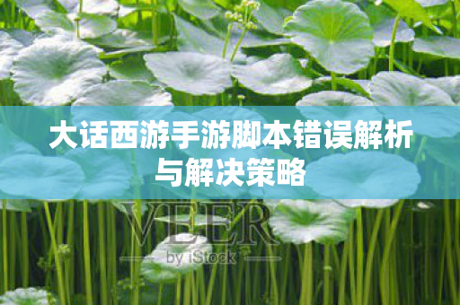 大话西游手游脚本错误解析与解决策略图片