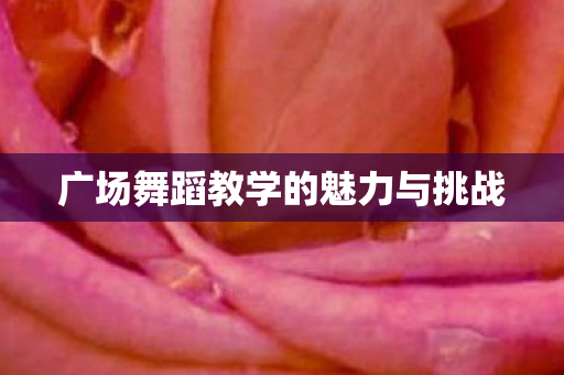 广场舞蹈教学的魅力与挑战图片