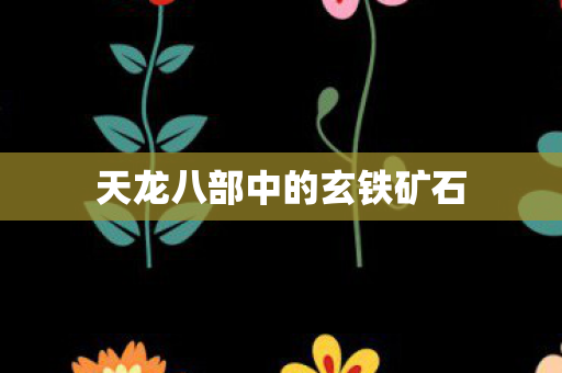 天龙八部中的玄铁矿石图片