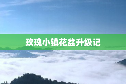 玫瑰小镇花盆升级记图片