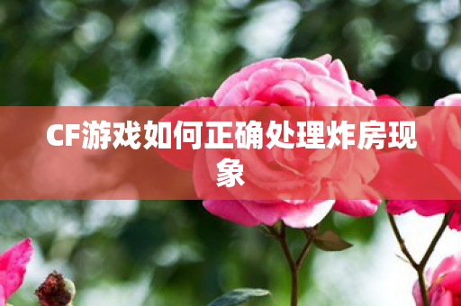 CF游戏如何正确处理炸房现象图片