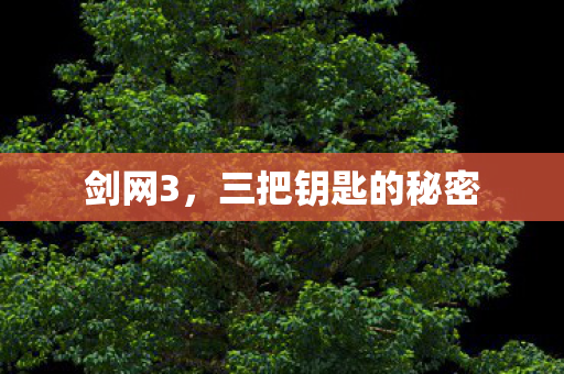 三把钥匙的秘密图片