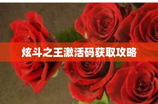 炫斗之王激活码获取攻略图片