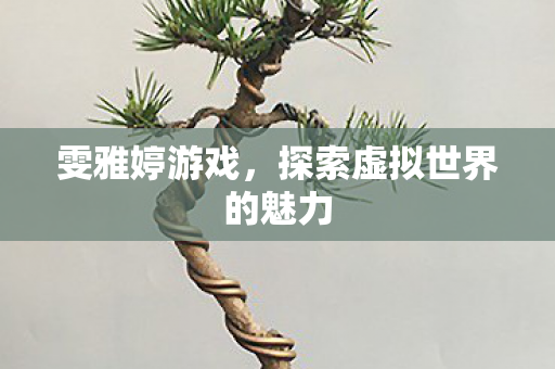 探索虚拟世界的魅力图片