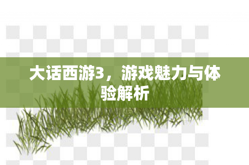 游戏魅力与体验解析图片