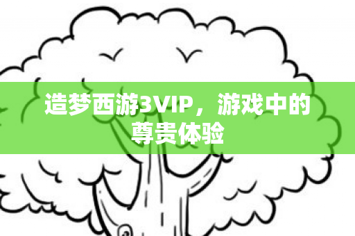 造梦西游3VIP图片