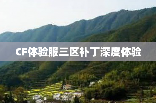 CF体验服三区补丁深度体验图片