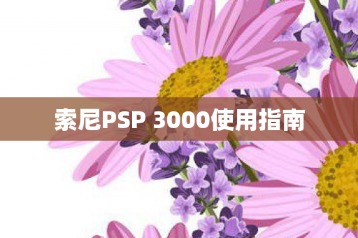 索尼PSP 3000使用指南图片