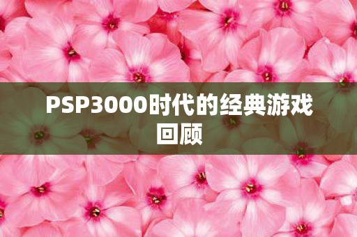 PSP3000时代的经典游戏回顾图片
