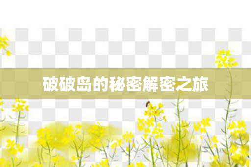 破破岛的秘密解密之旅图片