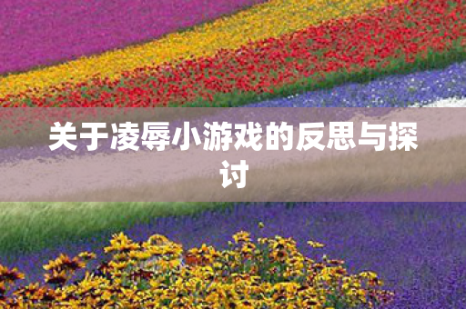 关于凌辱小游戏的反思与探讨图片