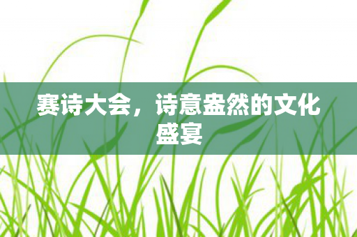 诗意盎然的文化盛宴图片