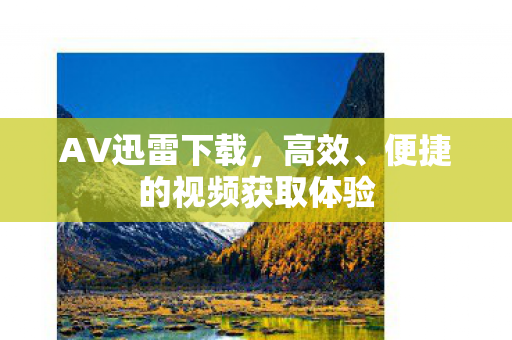 便捷的视频获取体验图片