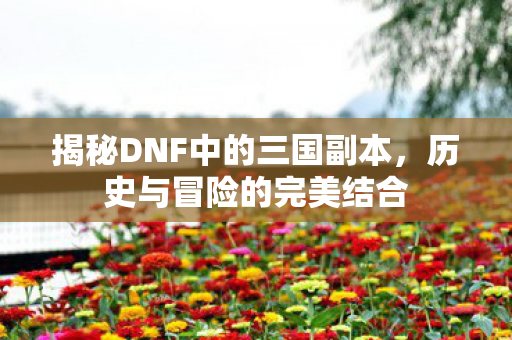 揭秘DNF中的三国副本图片