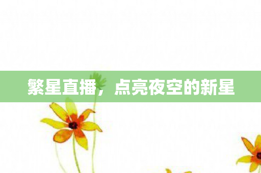 点亮夜空的新星图片