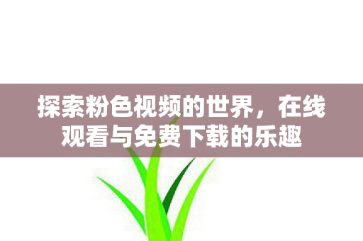 在线观看与免费下载的乐趣图片