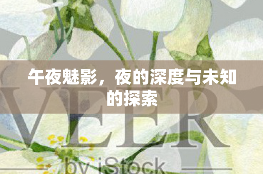 夜的深度与未知的探索图片