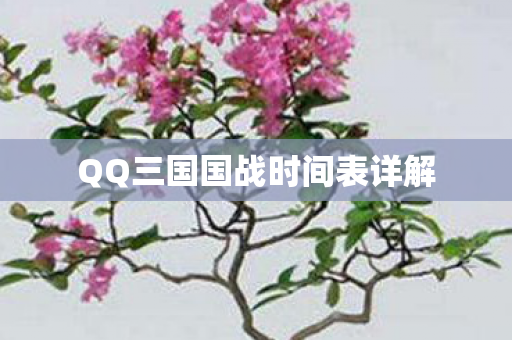 QQ三国国战时间表详解图片