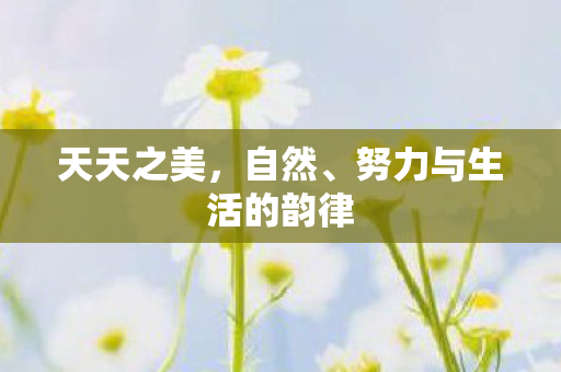 努力与生活的韵律图片