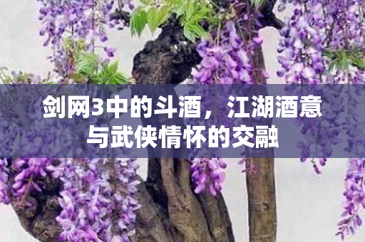 江湖酒意与武侠情怀的交融图片