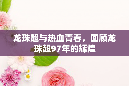 回顾龙珠超97年的辉煌图片