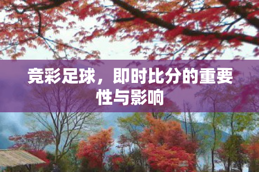 即时比分的重要性与影响图片