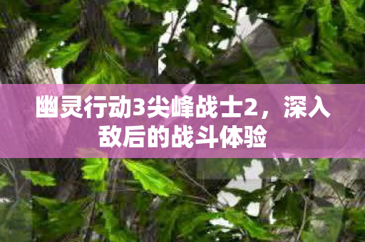 幽灵行动3尖峰战士2图片