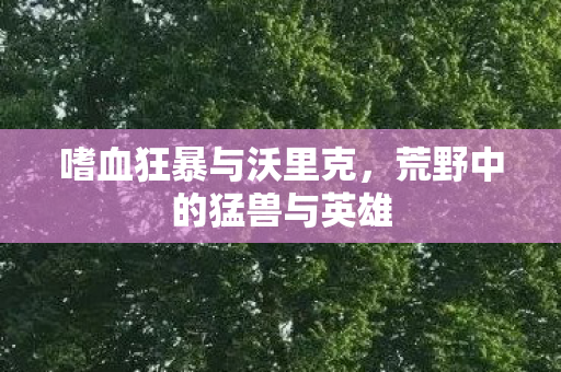 荒野中的猛兽与英雄图片