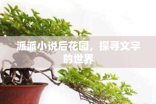 派派小说后花园图片