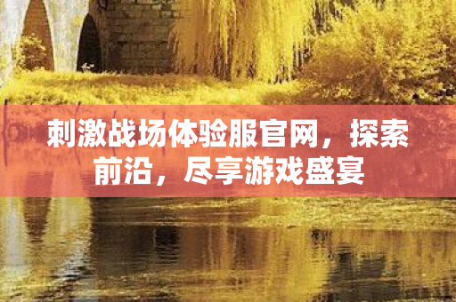 刺激战场体验服官网图片