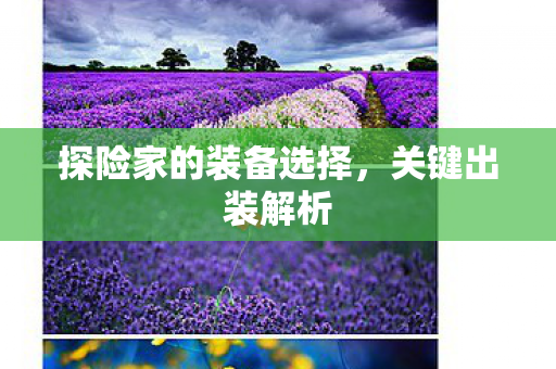 探险家的装备选择图片
