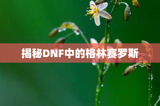 揭秘DNF中的格林赛罗斯图片
