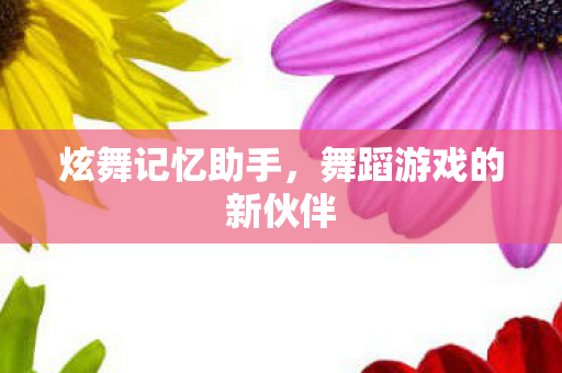 舞蹈游戏的新伙伴图片
