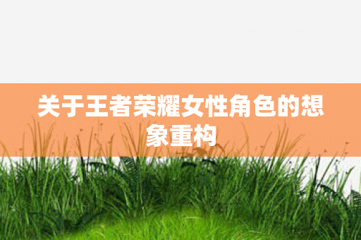 关于王者荣耀女性角色的想象重构图片