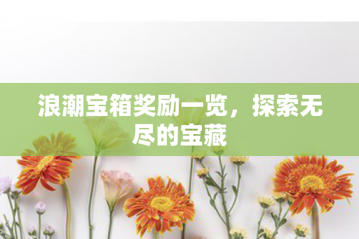 浪潮宝箱奖励一览图片