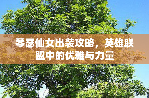 英雄联盟中的优雅与力量图片