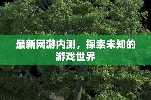 探索未知的游戏世界图片