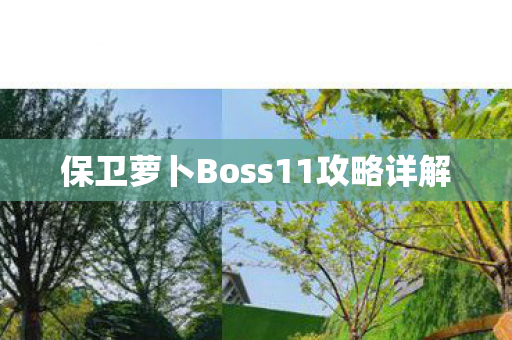 保卫萝卜Boss11攻略详解图片