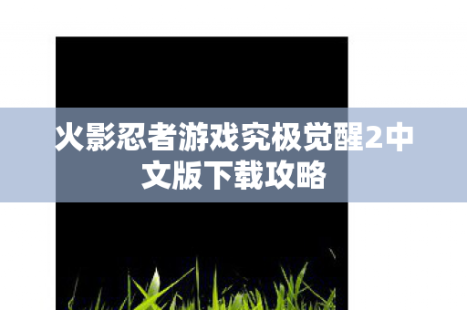 火影忍者游戏究极觉醒2中文版下载攻略图片