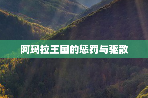阿玛拉王国的惩罚与驱散图片