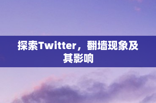 探索Twitter图片