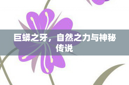 自然之力与神秘传说图片