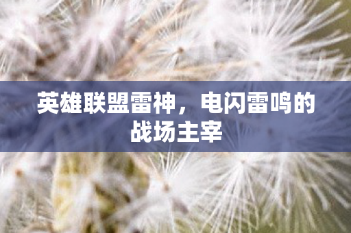 电闪雷鸣的战场主宰图片