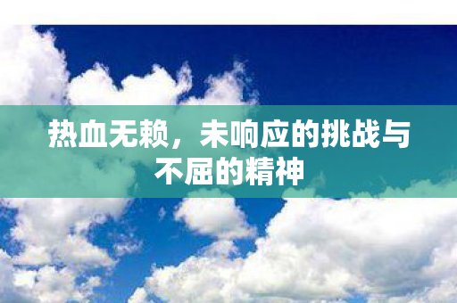 未响应的挑战与不屈的精神图片