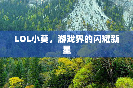 游戏界的闪耀新星图片