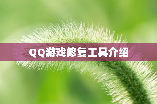 QQ游戏修复工具介绍图片