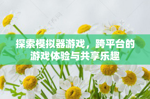 跨平台的游戏体验与共享乐趣图片