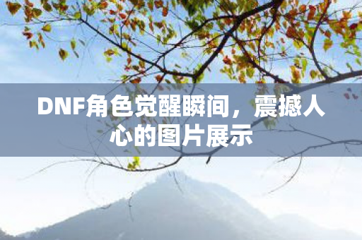 DNF角色觉醒瞬间，震撼人心的图片展示